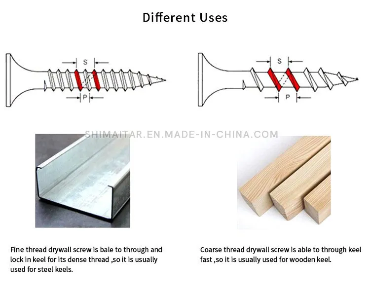 Black Phosphate Drywall Screw