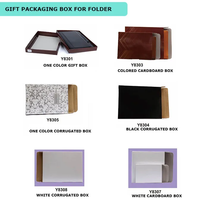 Business PU Leather Notepad Folder for Resumes, Interviews