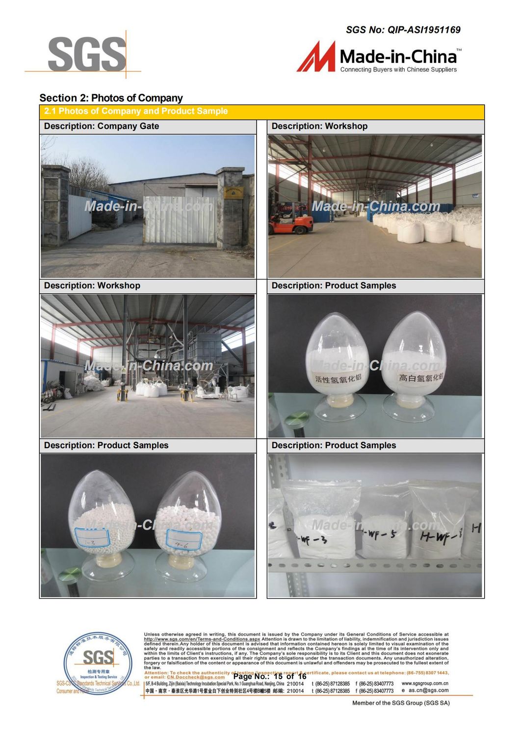 Calcined Alumina CAS No. 1344-28-1 for Castable