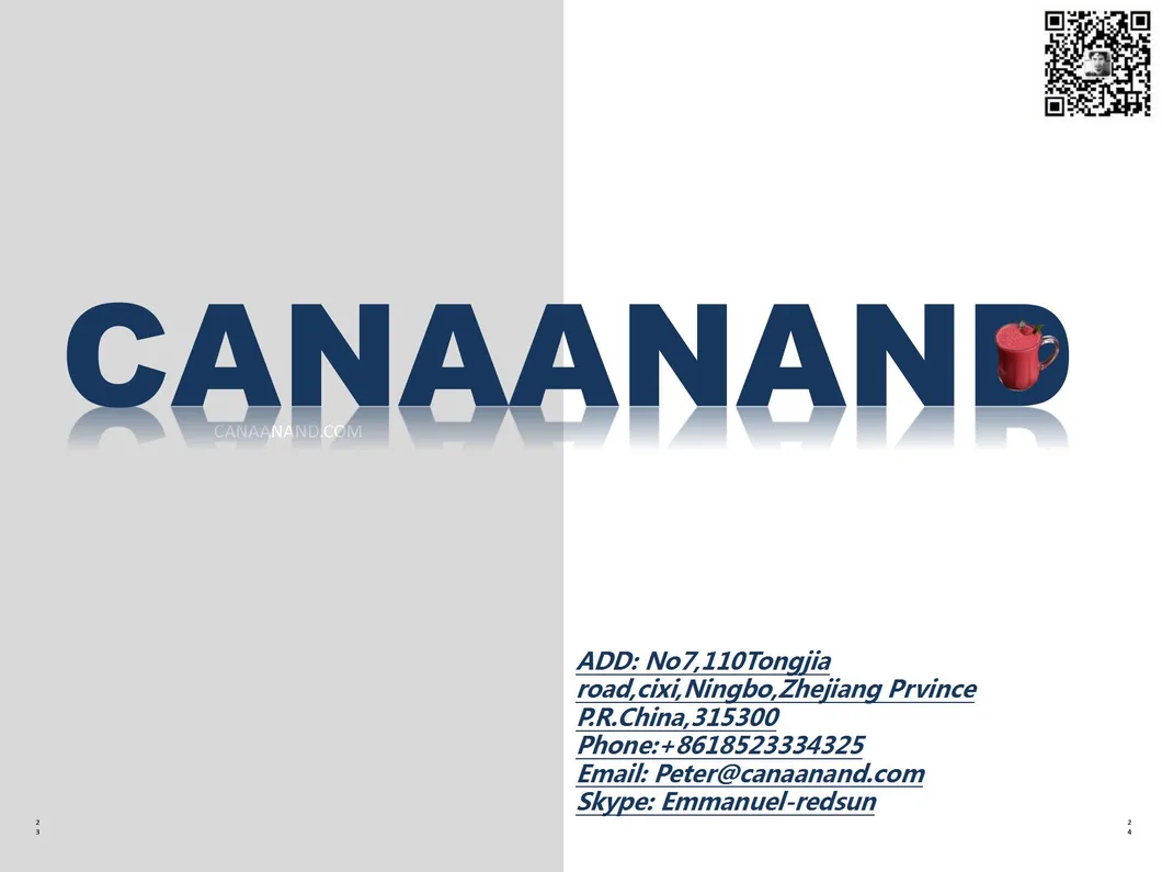 Canaanand - CE GS RoHS Approved 1000W Powerful Touchpad Table Nutri Blender