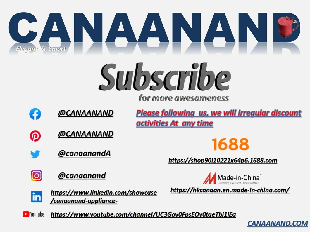 Canaanand - CE GS RoHS Approved 1000W Powerful Touchpad Table Nutri Blender