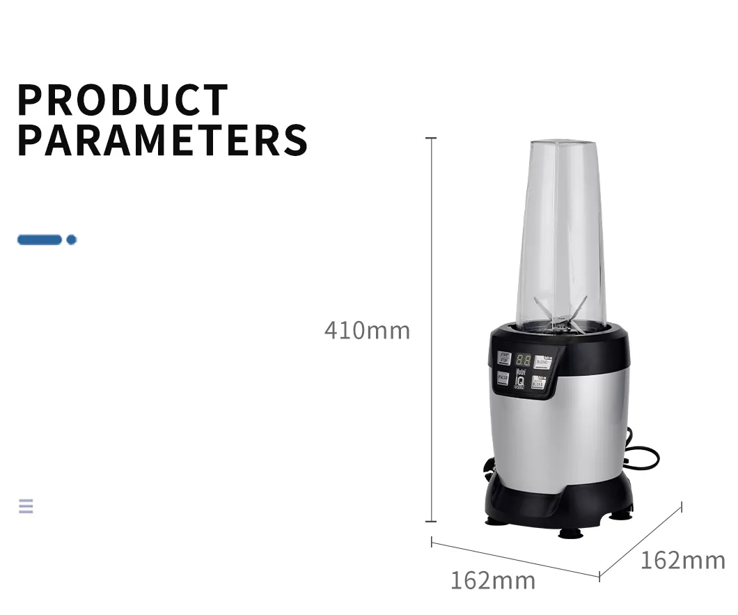CE/GS/RoHS/LFGB Approved 1200 Watts Nutri Blender with Auto-Iq Base