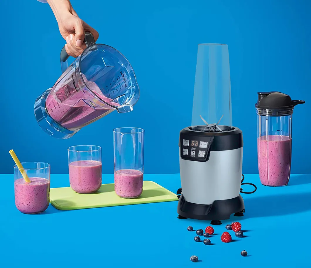 CE/GS/RoHS/LFGB Approved 1200 Watts Nutri Blender with Auto-Iq Base