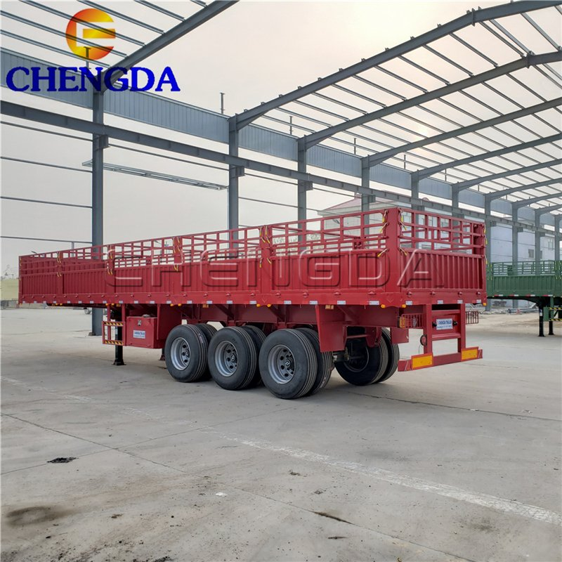 China 12 Wheeler Enclosed Box Cargo Fence Semi Trailer