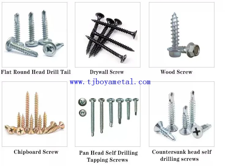 China Screw Manufacturer Collated Black Phosphated Galvanized Drywall Screw/Drywall Screw Tornillos