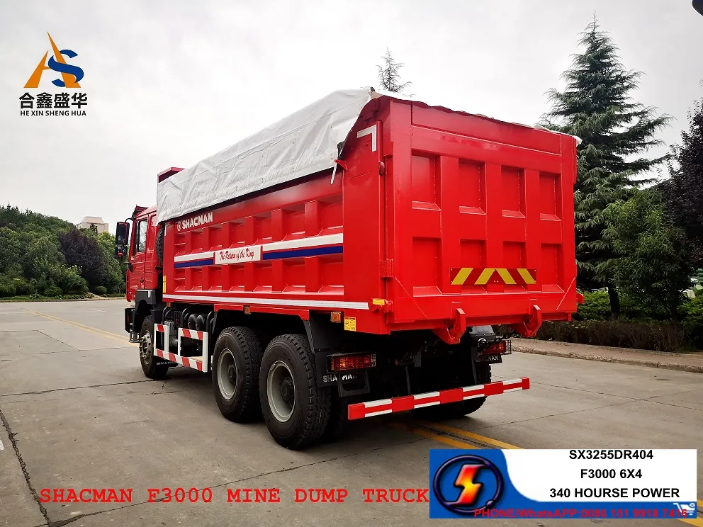 China Shacman 8/10/12 Wheels 4X2 6*4 8*4 Heavy Duty New Tipper Dumper Rear Dumping Tipping Dump Truck with Lower Price