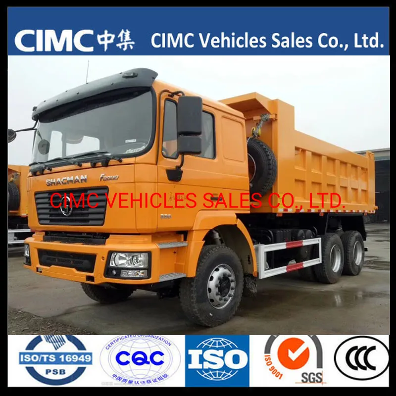 China Shacman F2000 6*4 290HP Heavy Duty Dump Truck