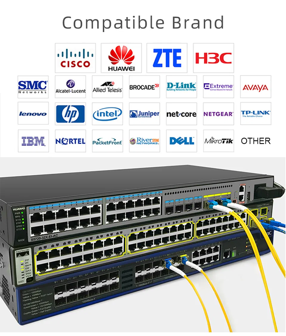 Cisco QSFP-40GE-LR4 Compatible 40GBASE-LR4 QSFP+ 1310nm 10km DOM LC SMF Optical Transceiver Module