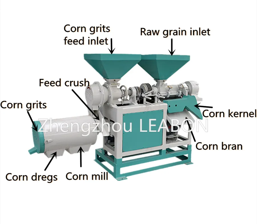 Corn Grints and Flour Milling Machine Corn Flour Mill Machine