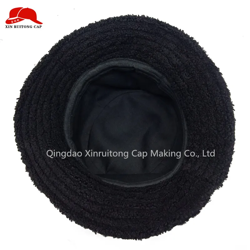 Cotton Wool Large Basin Hat Ladies Bucket Hat Warm Hat Autumn and Winter Fashion Hat