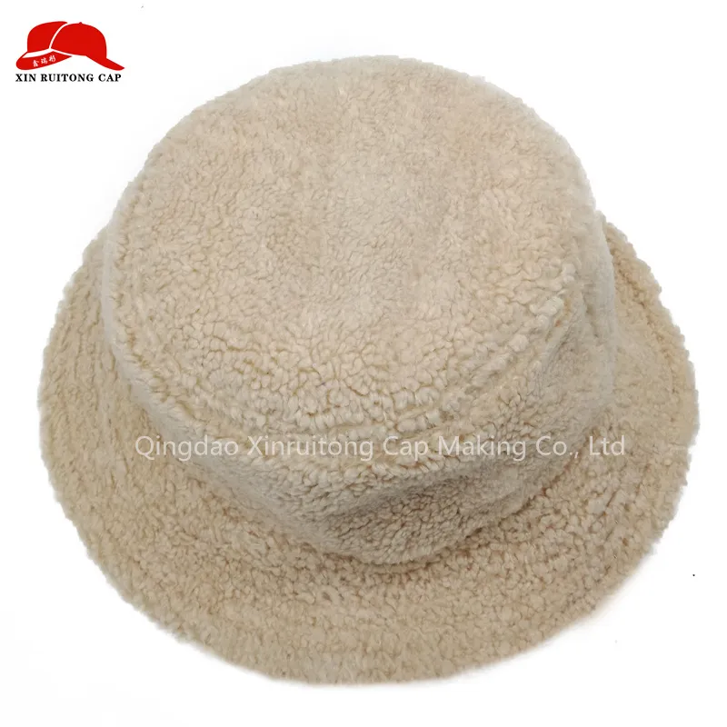 Cotton Wool Large Basin Hat Ladies Bucket Hat Warm Hat Autumn and Winter Fashion Hat