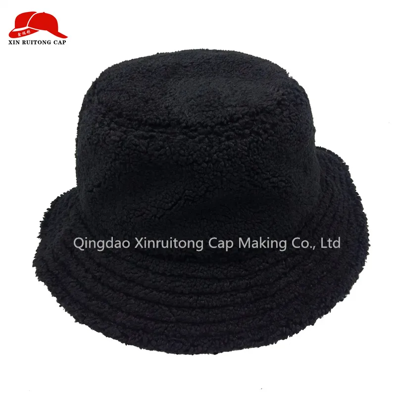 Cotton Wool Large Basin Hat Ladies Bucket Hat Warm Hat Autumn and Winter Fashion Hat