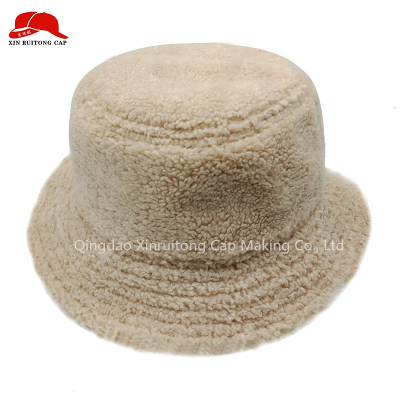 Cotton Wool Large Basin Hat Ladies Bucket Hat Warm Hat Autumn and Winter Fashion Hat
