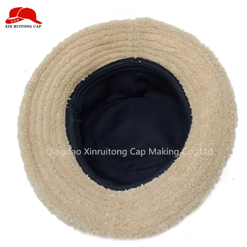 Cotton Wool Large Basin Hat Ladies Bucket Hat Warm Hat Autumn and Winter Fashion Hat