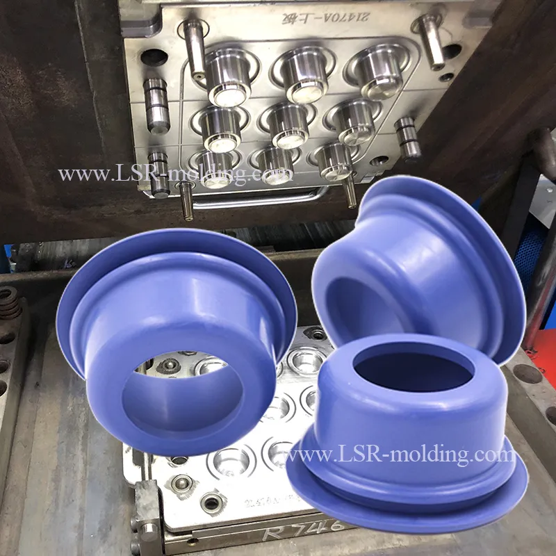 Custom Automotive Auto Fvmq/FKM/EPDM/NBR/Fluorosilicone Cable Plug Firewall Rubber Grommet Seal