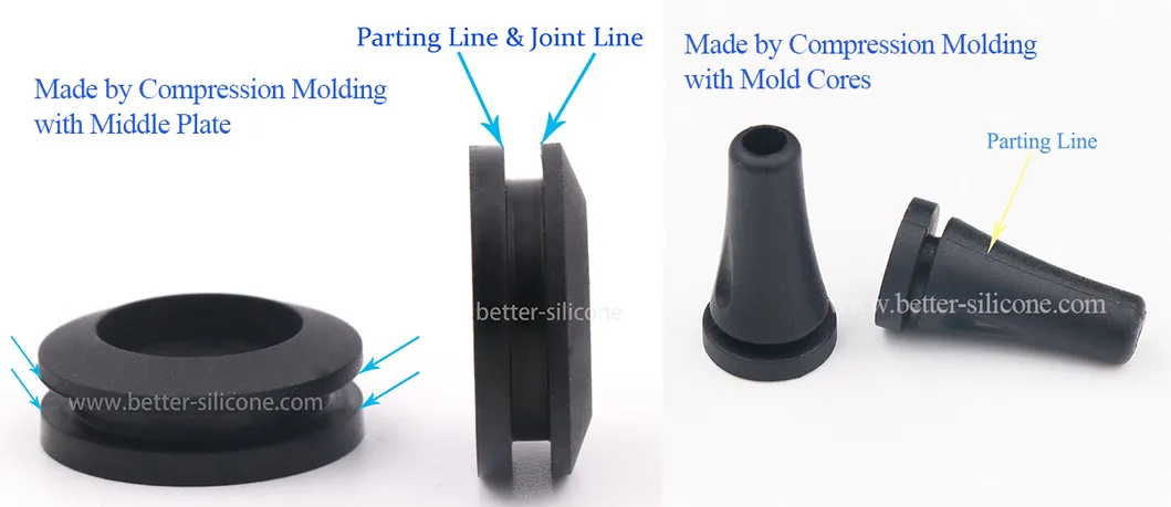 Custom Automotive Auto Fvmq/FKM/EPDM/NBR/Fluorosilicone Cable Plug Firewall Rubber Grommet Seal