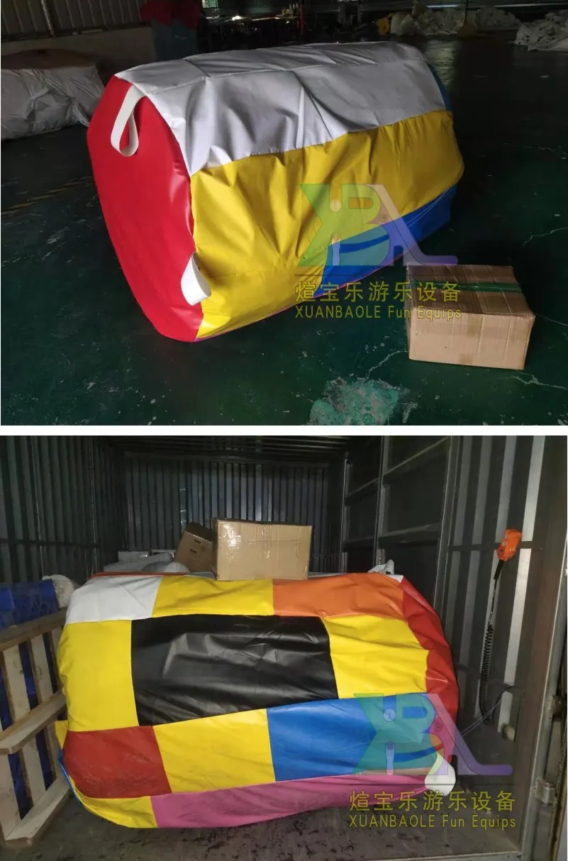 Custom Wild Rapids Inflatable Double Lanes Wet/Dry Water Slide