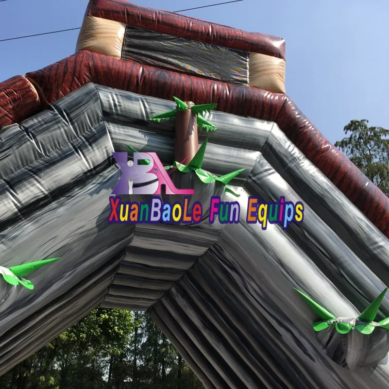 Custom Wild Rapids Inflatable Double Lanes Wet/Dry Water Slide