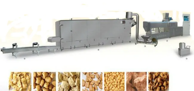Different Capacity Defatted Soy Protein Food Machines