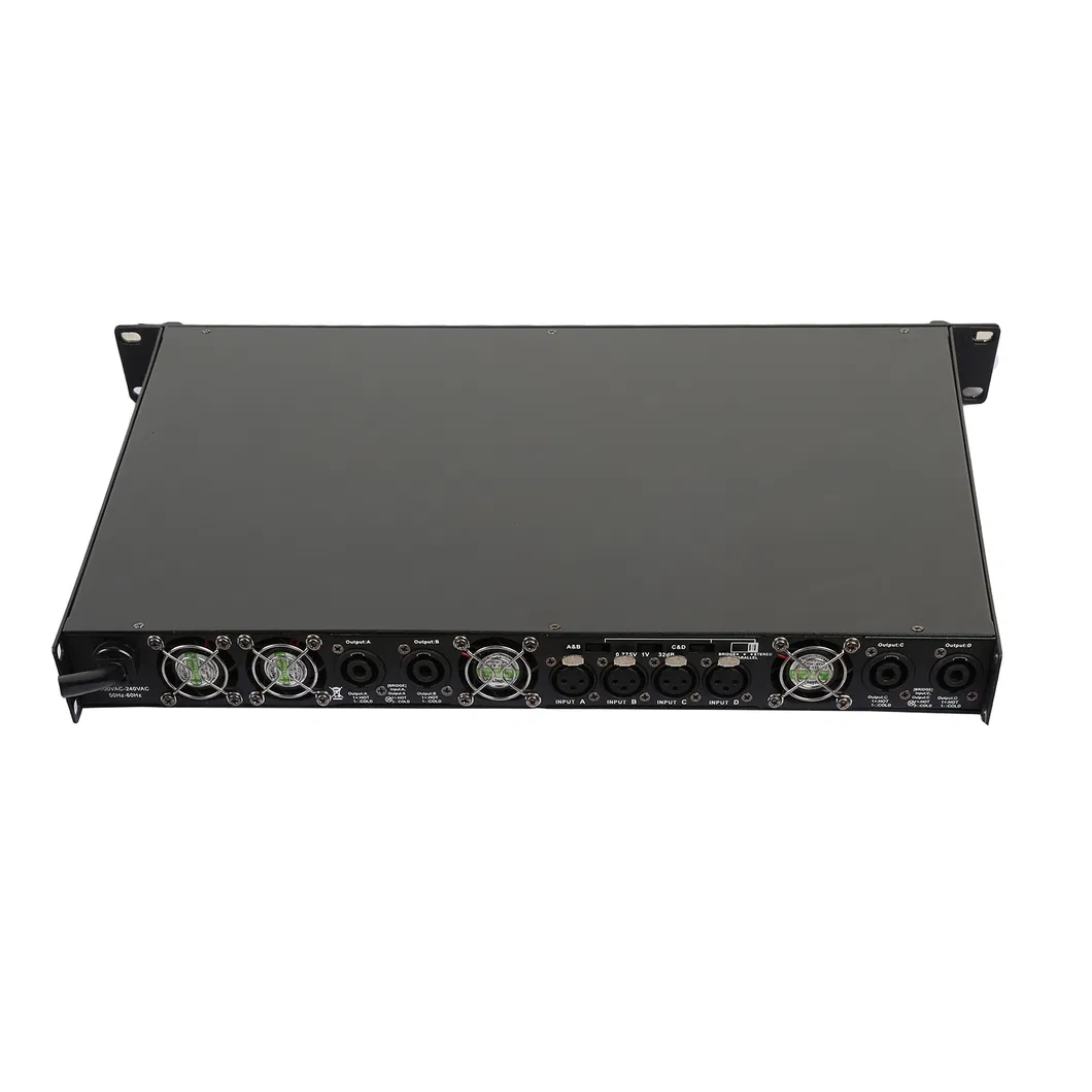 Digital Powerful Output D4150 Four Channels 1u Space AMP