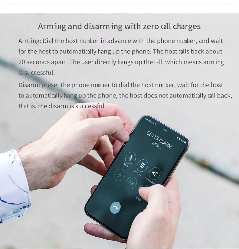 DIY Home Security System Kit with WiFi Alarm Dialer