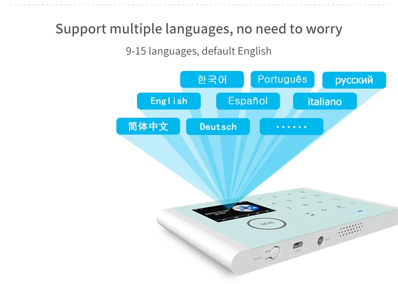 DIY Home Security System Kit with WiFi Alarm Dialer