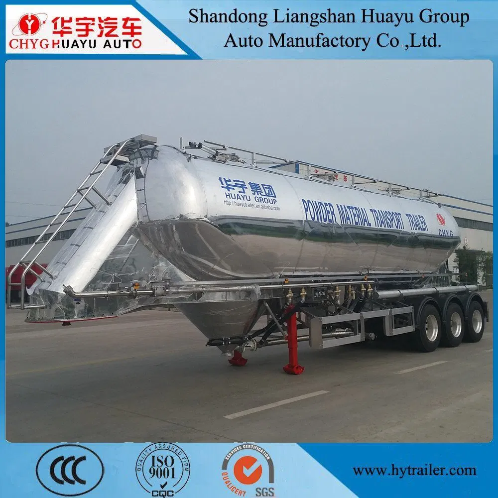 Dry Powder Bulk Cement Material Tanker Semi Trailer