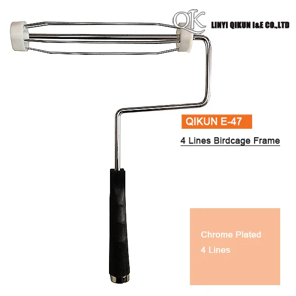 E-46 American Type 4 Lines Birdcage Paint Roller Frame Hardware Hand Tools