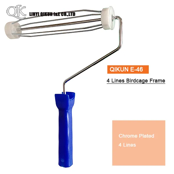 E-46 American Type 4 Lines Birdcage Paint Roller Frame Hardware Hand Tools