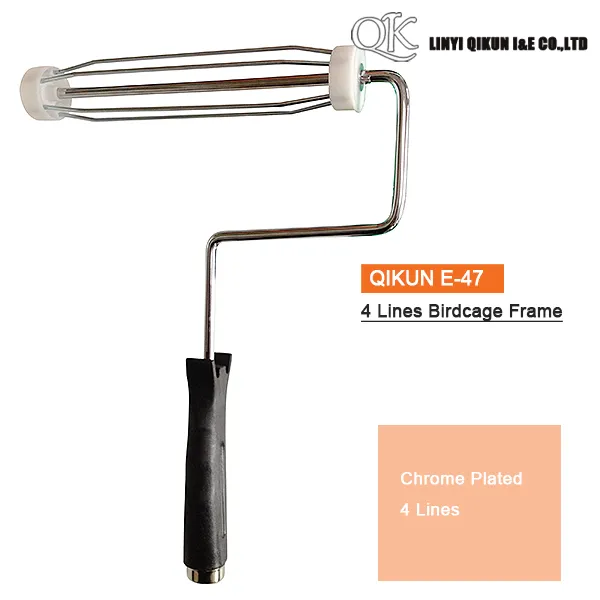 E-46 American Type 4 Lines Birdcage Paint Roller Frame Hardware Hand Tools