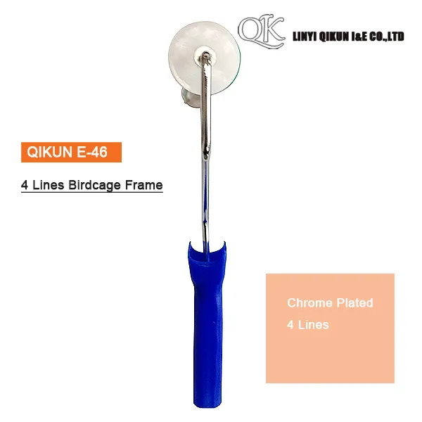 E-46 American Type 4 Lines Birdcage Paint Roller Frame Hardware Hand Tools