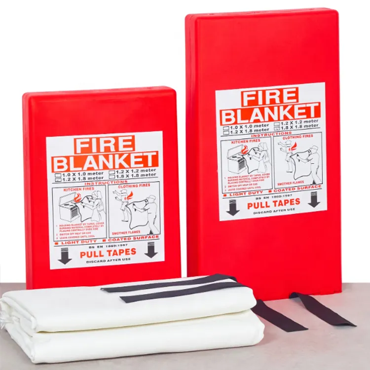 Emergency 100% Fiberglass Fireproof Fire Blanket Waterproof