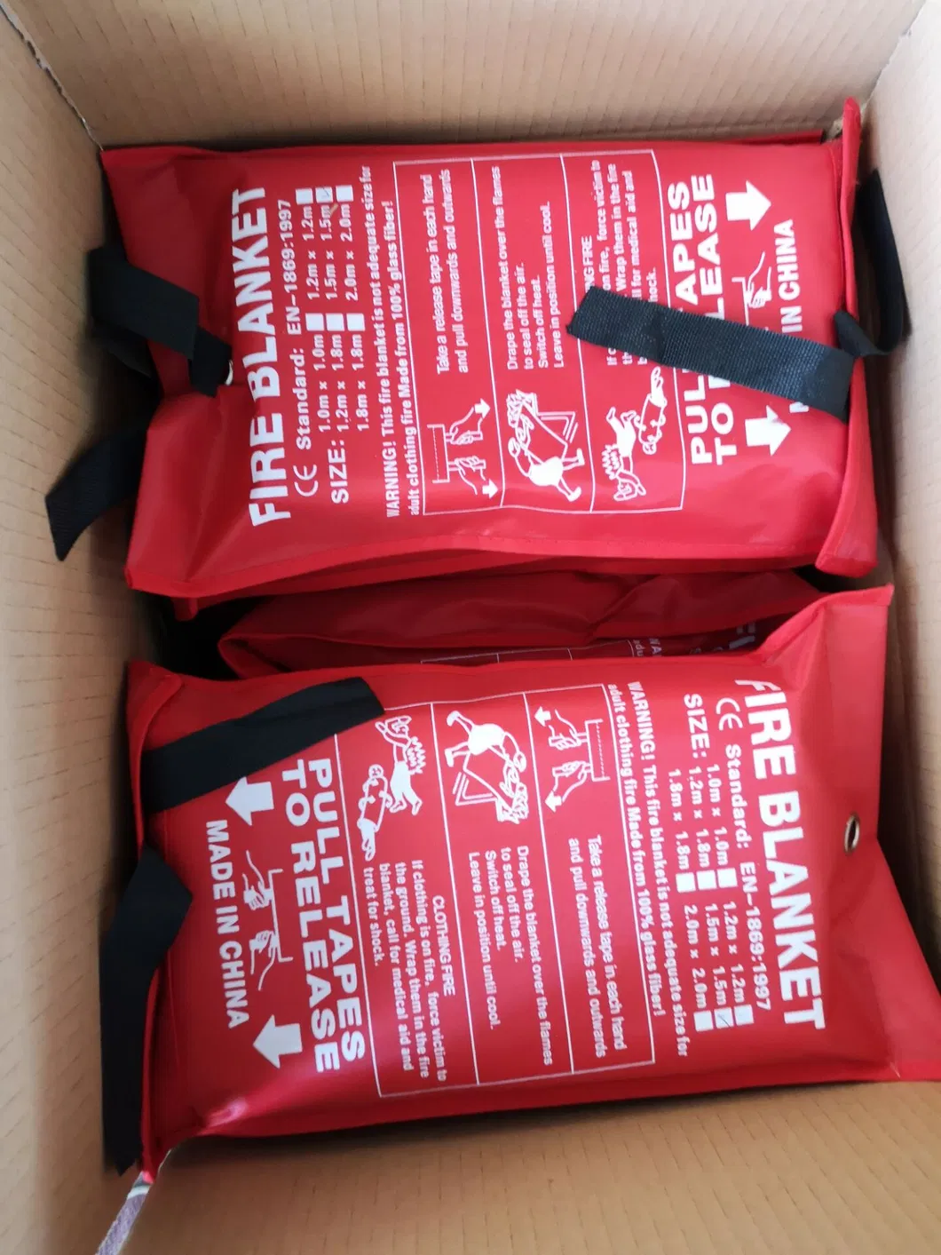 En1869 Fire Safety Equipment High Quality Fiberglass Fire Blanket Fob Reference Price: Get Latest Price