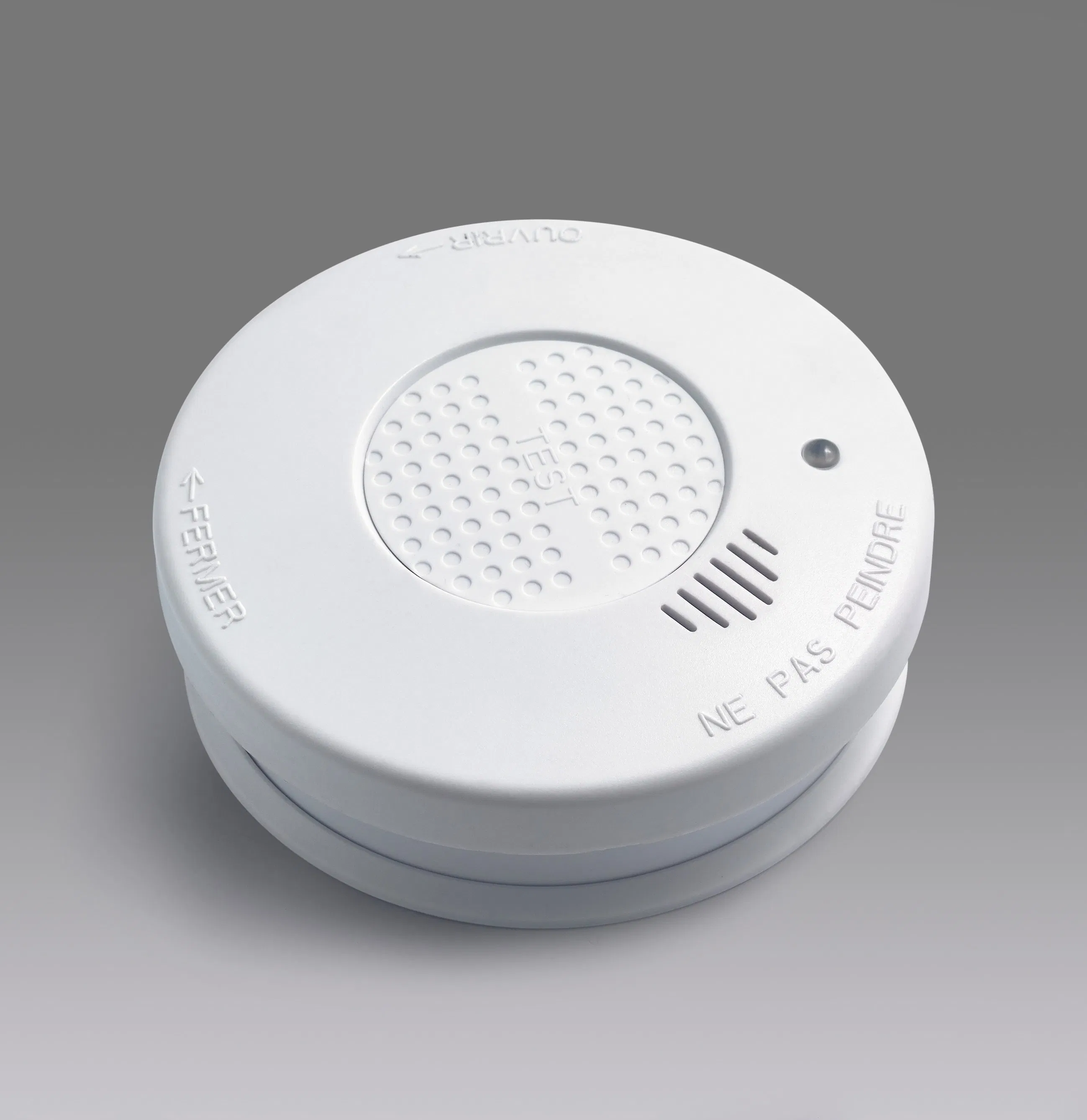 European Standard Smoke Detector with Big Test Button