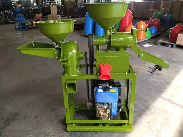 Factory Price Diesel Version Small Combine Rice Mill Machine Model: 4n-4bd