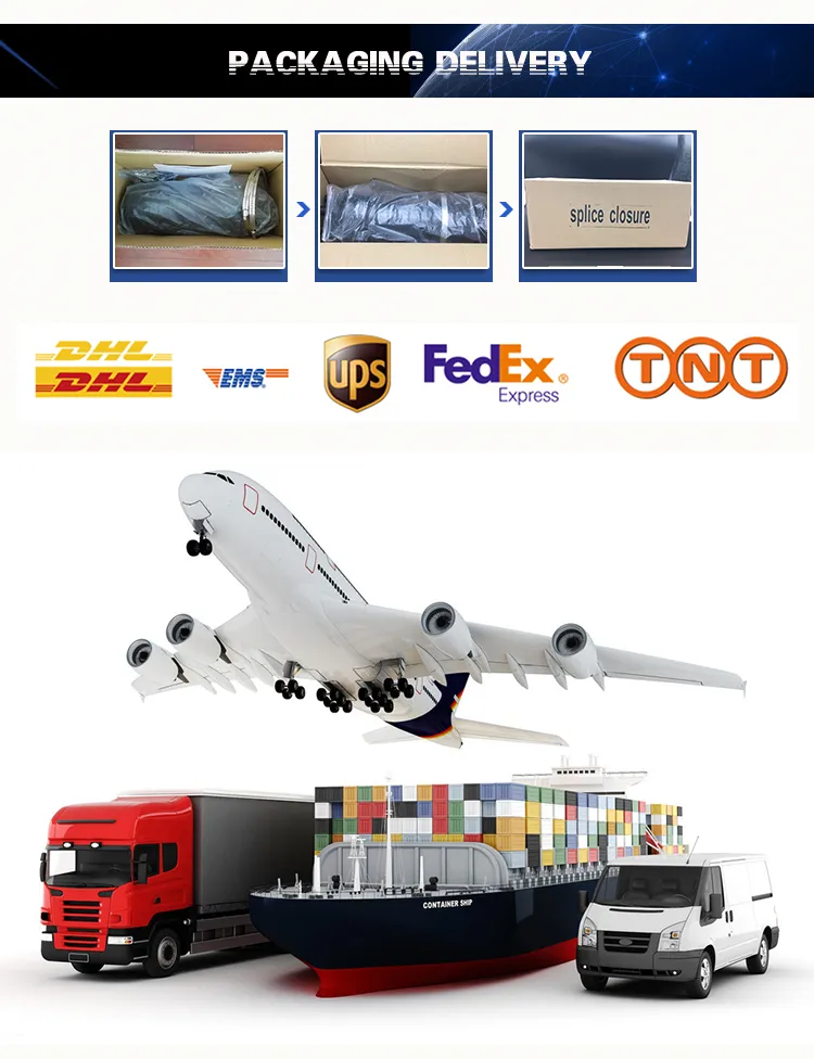 Factory Price Outdoor 24 48 96 144 Core Fiber Optic Splice Closure