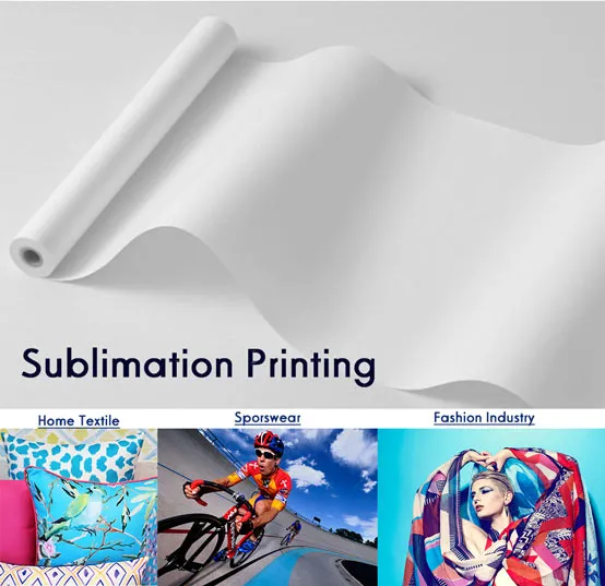 Fast Dry Anti-Curled 90GSM Sublimation Paper for Polyester