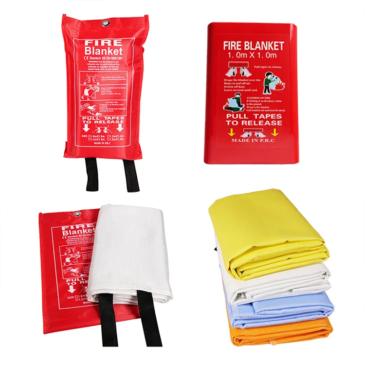Fire Blanket for Emergency Survival Fiberglass Fire Emergency Blanket Fire Shelter Safety Cover