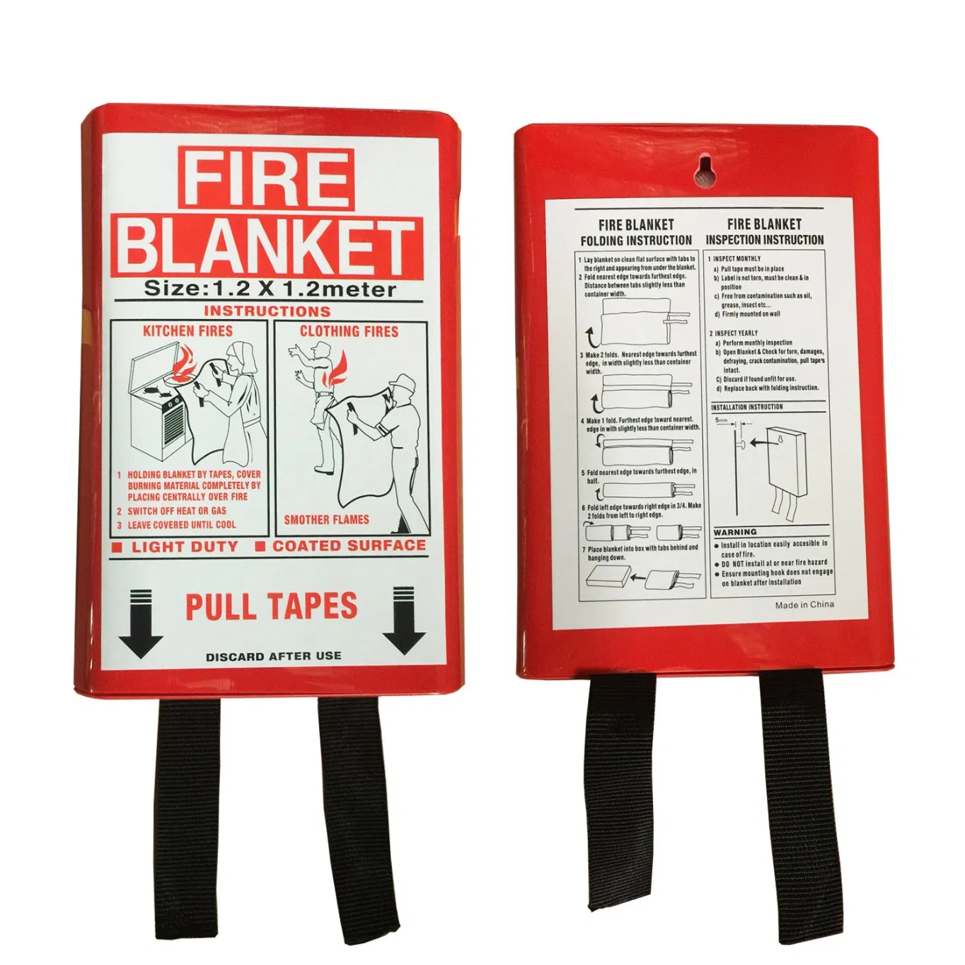 Fire Blanket with PVC Hard Box