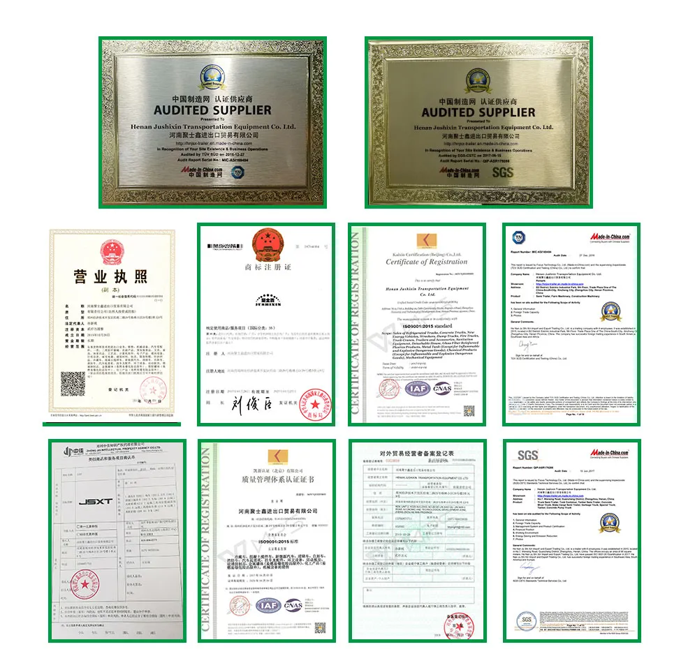 Fly Ash Transport Tank Semi-Trailer with CCC ISO Certificate