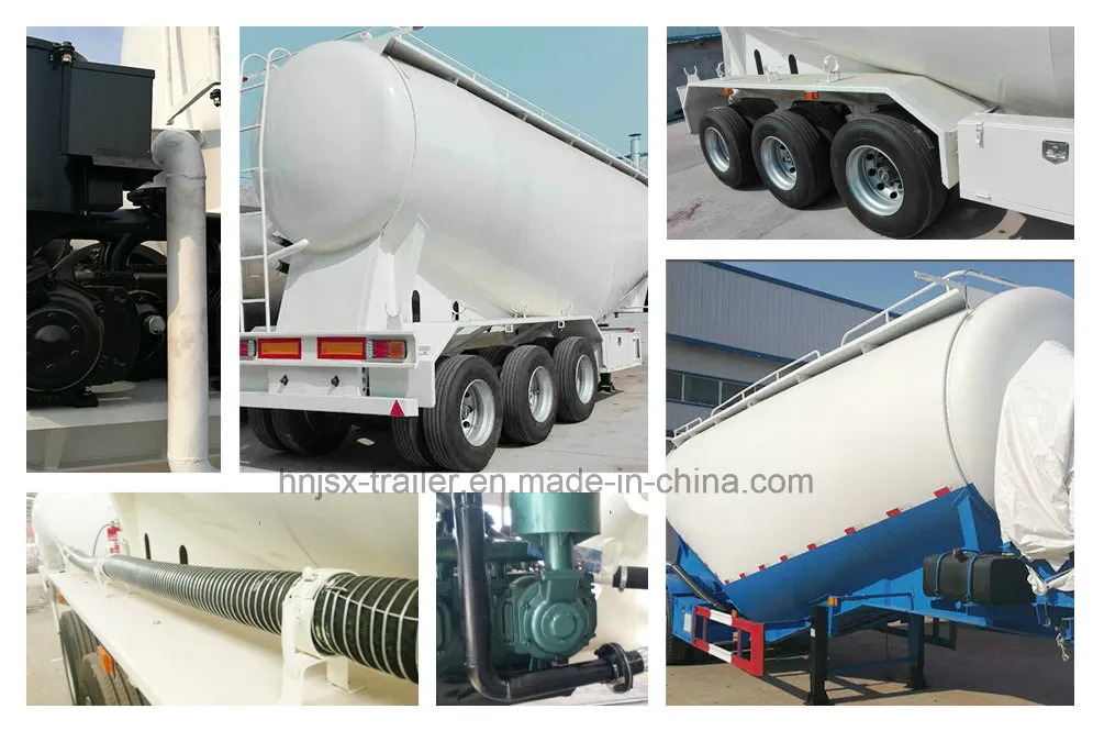 Fly Ash Transport Tank Semi-Trailer with CCC ISO Certificate