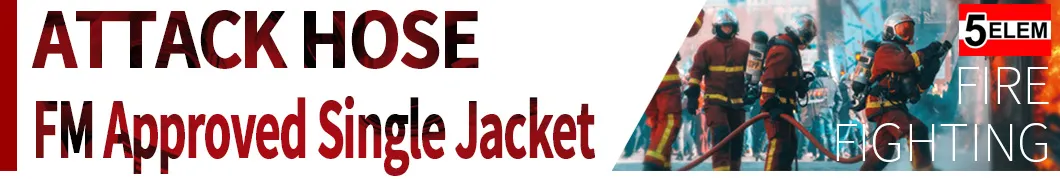 FM Approved / UL Listed Fire Hose Single / Double Jacket with TPU/EPDM Lining