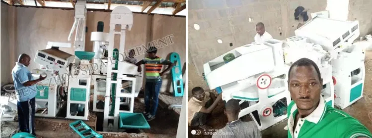 Fully Automatic 20 Ton Per Day Rice Mill Plant Machine in Zambia