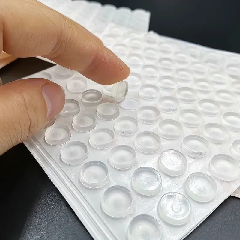 Furniture Pads, Anti Slip Rubber Pads Self Adhesive Furniture Pads for Furniture Legs Anti Scratch Silicone Floor Protectors for Hardwood Floors