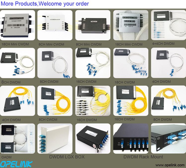 Fwdm Module, Customized Wavelength, 3ports Optical Fwdm with ABS Box Packaging