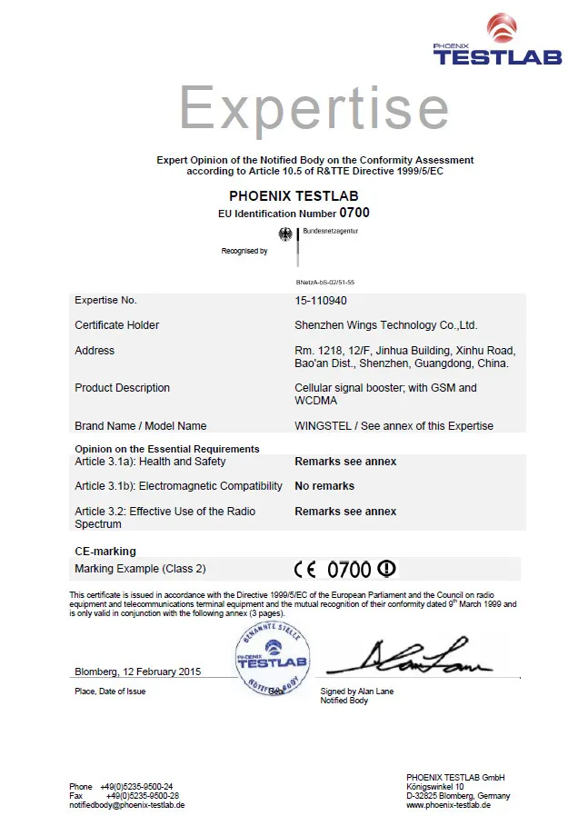 Gain Adjustable Dual Band 2G 3G GSM WCDMA 900MHz 2100MHz Mobile Signal Amplifier