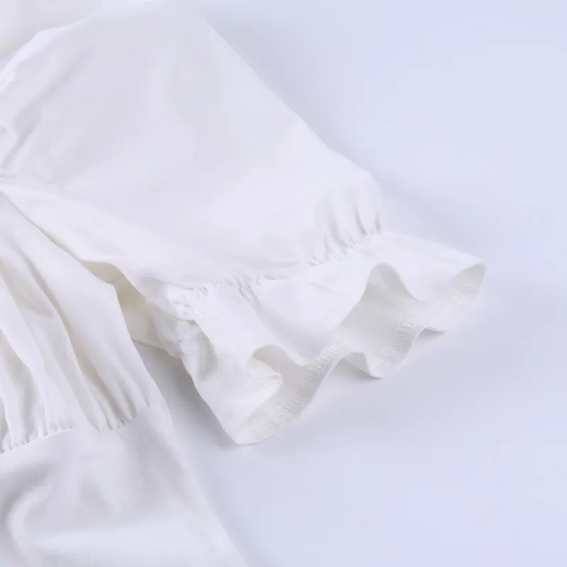 Girl Sexy Jumpsuit New Design Puff Sleeve Dress Women Wholesales Fashion Dress