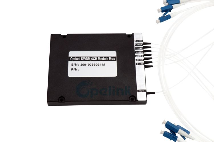Good Price 6+1CH 100g Yes/No Mux /Demux G652D, G657A1 Fiber Optic DWDM