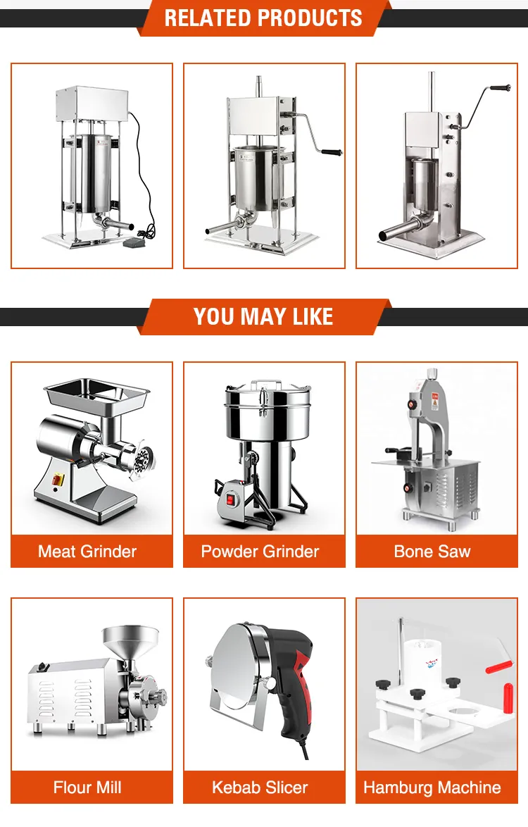 Good Quality Industrial Sausage Stuffer Vegetarian 15L Sausage Casing Making Machine