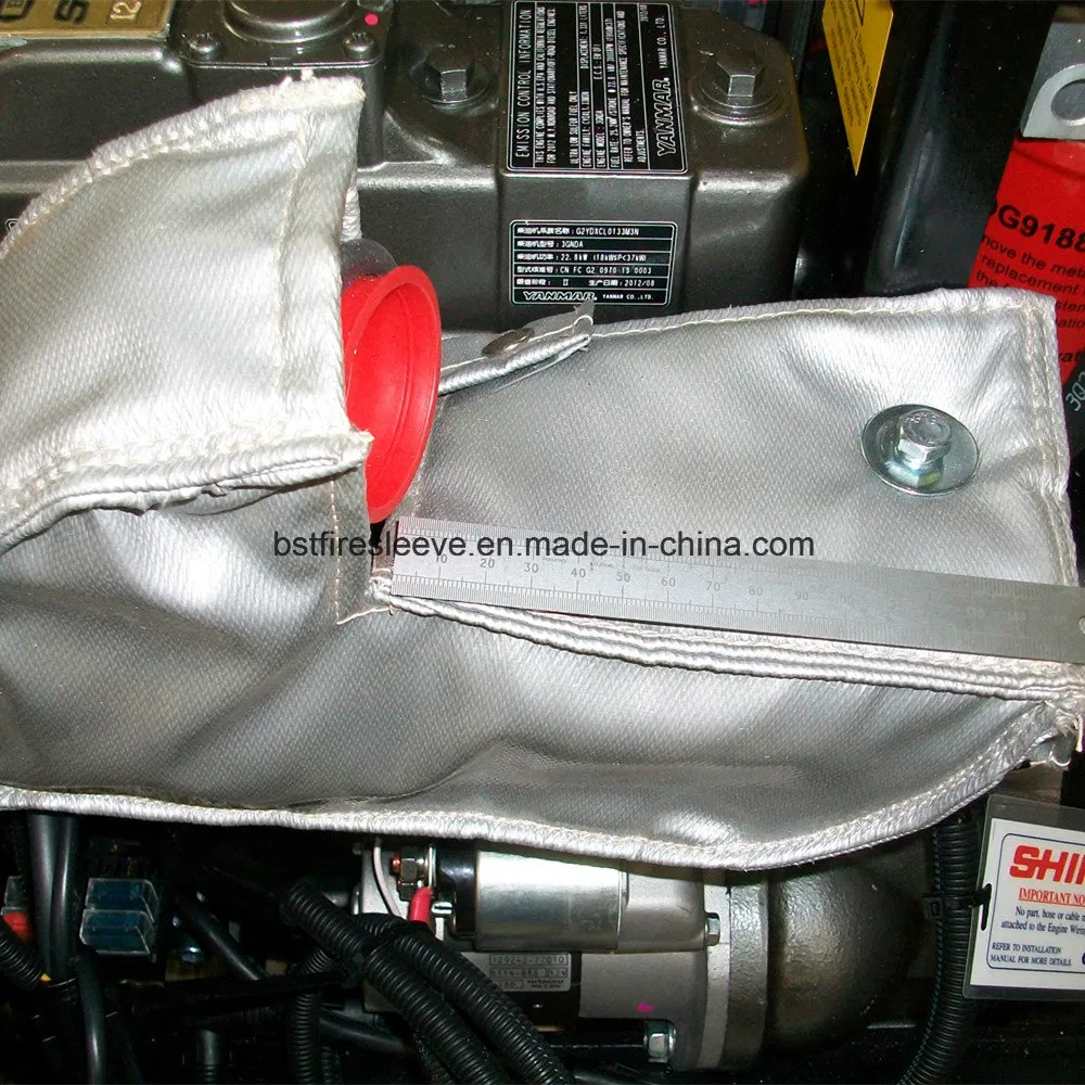 Gray Hi-Temp Removable Turbo Insulation Cover Turbo Bonnet